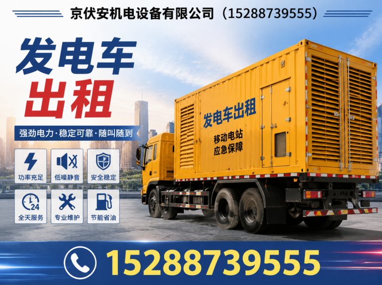 乌鲁木齐应急发电机出租展示图