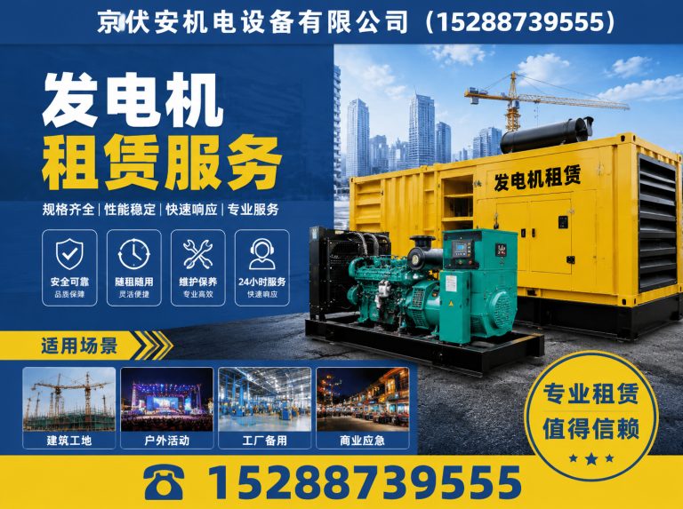 乌鲁木齐发电车出租展示图